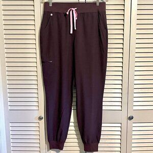 Figs Scrubs Pants/Joggers * Technical Collection * Size Lrg * Plum * Excel Cond